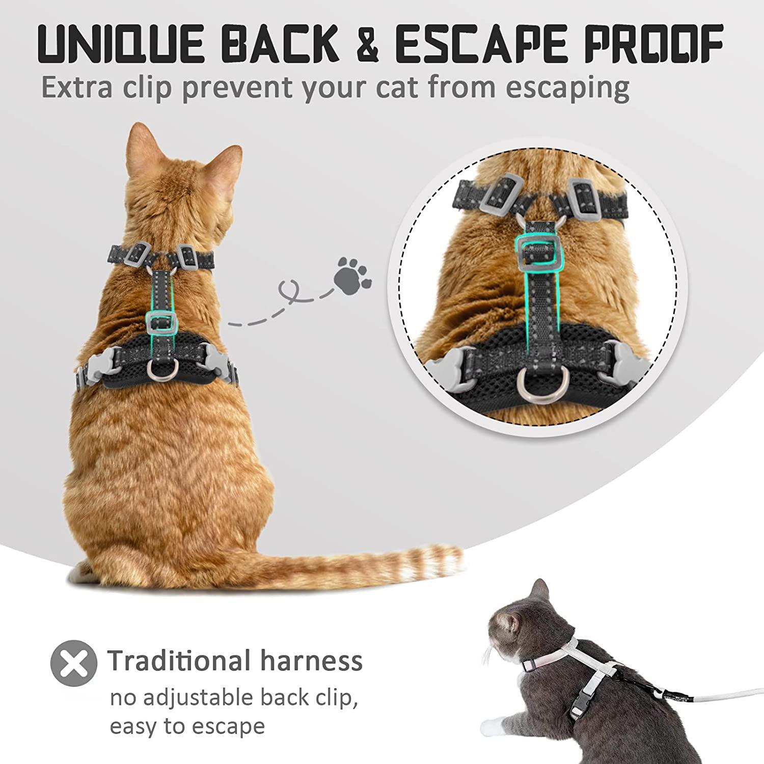 cat harnesses escape proof