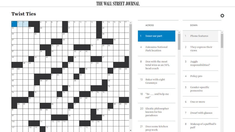 nodding crossword clue