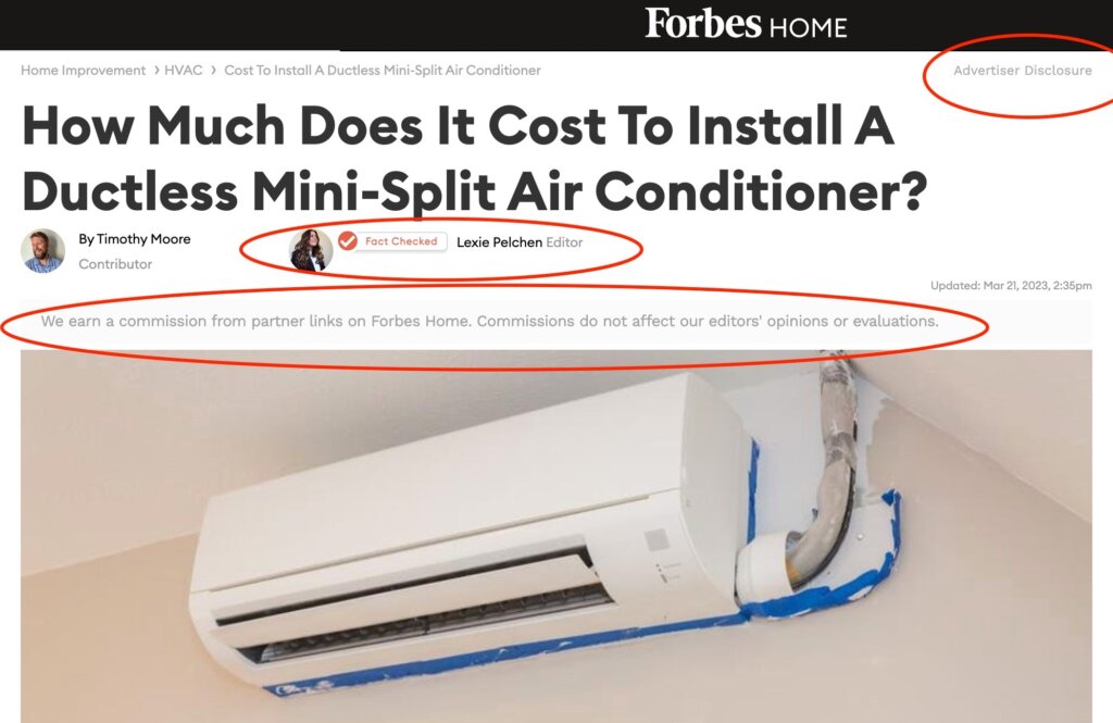 ductless air conditioner installation cost