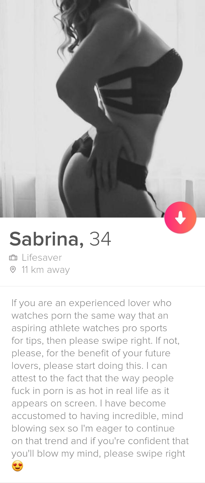 tinder pornstar