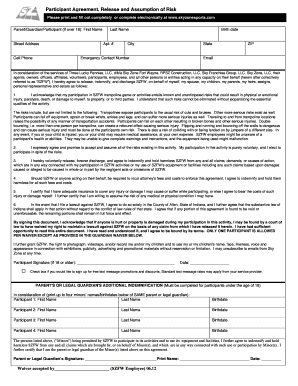 sky zone waiver