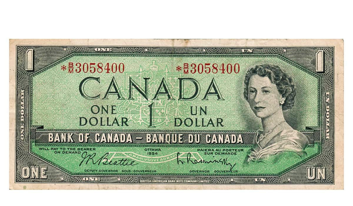 old canadian paper money value