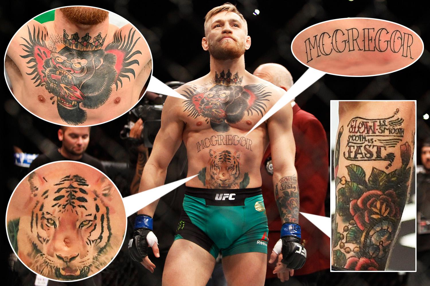 conor mcgregor chest tattoo