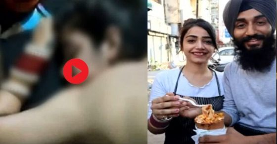 kulhad pizza viral mms video