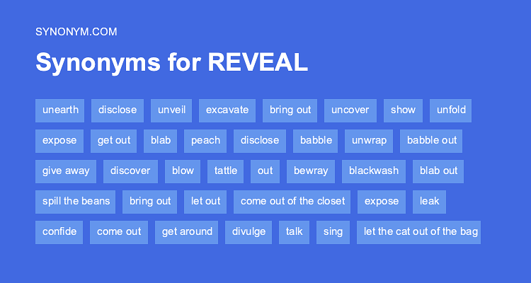 reveal antonym