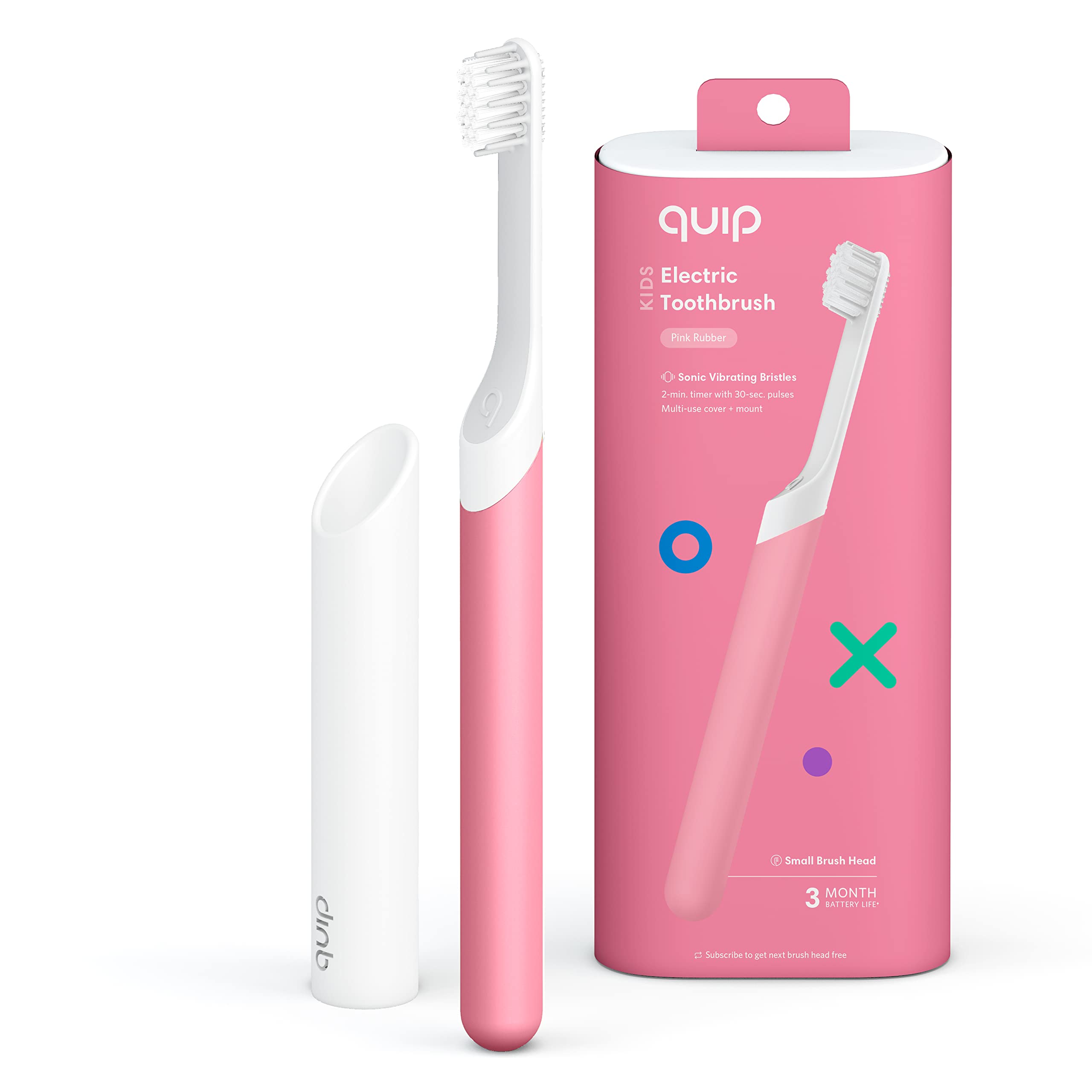 quip pink toothbrush