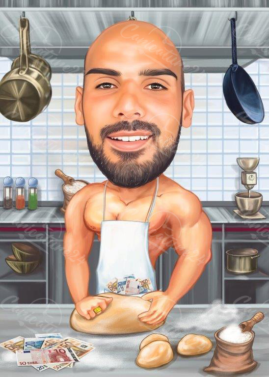 chef caricature maker