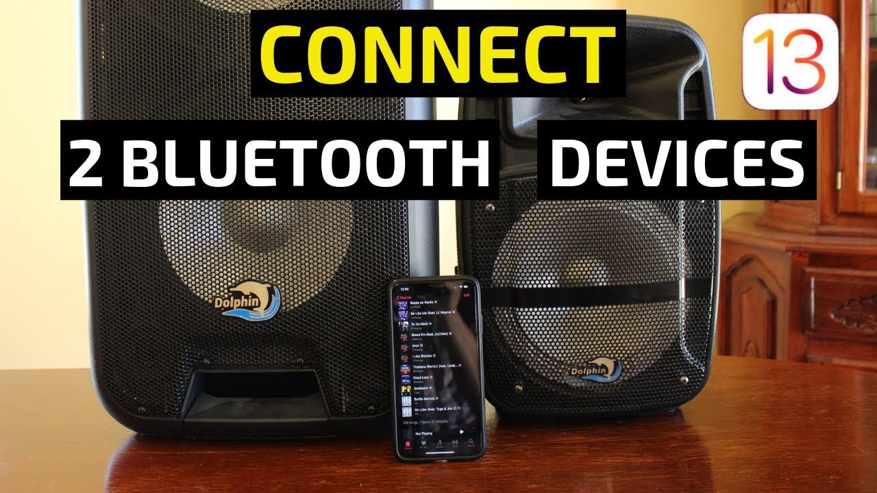 how to connect to multiple bluetooth speakers iphone