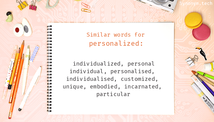 personalized synonyms