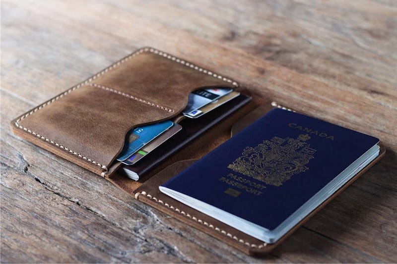 personalized travel wallet