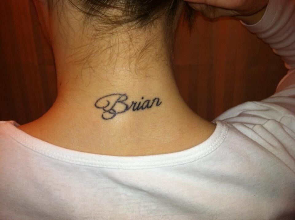 unique husband name tattoo