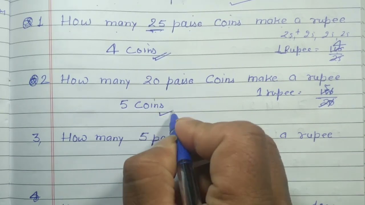 how many 5 paise coins will make