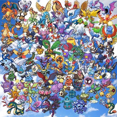 all pokemon flying types