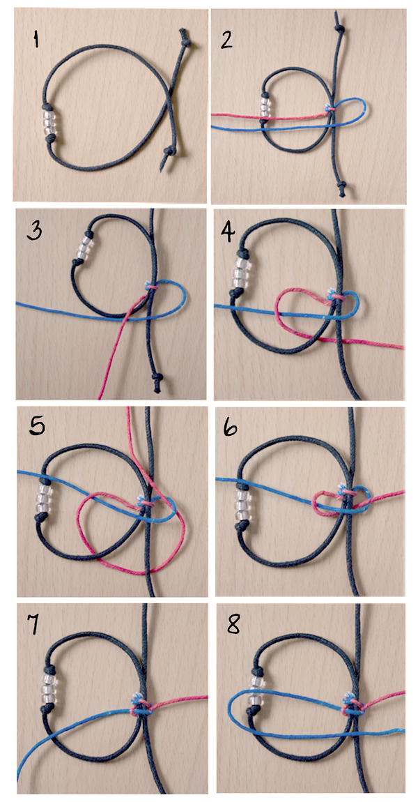 how to make a slip knot for bracelet