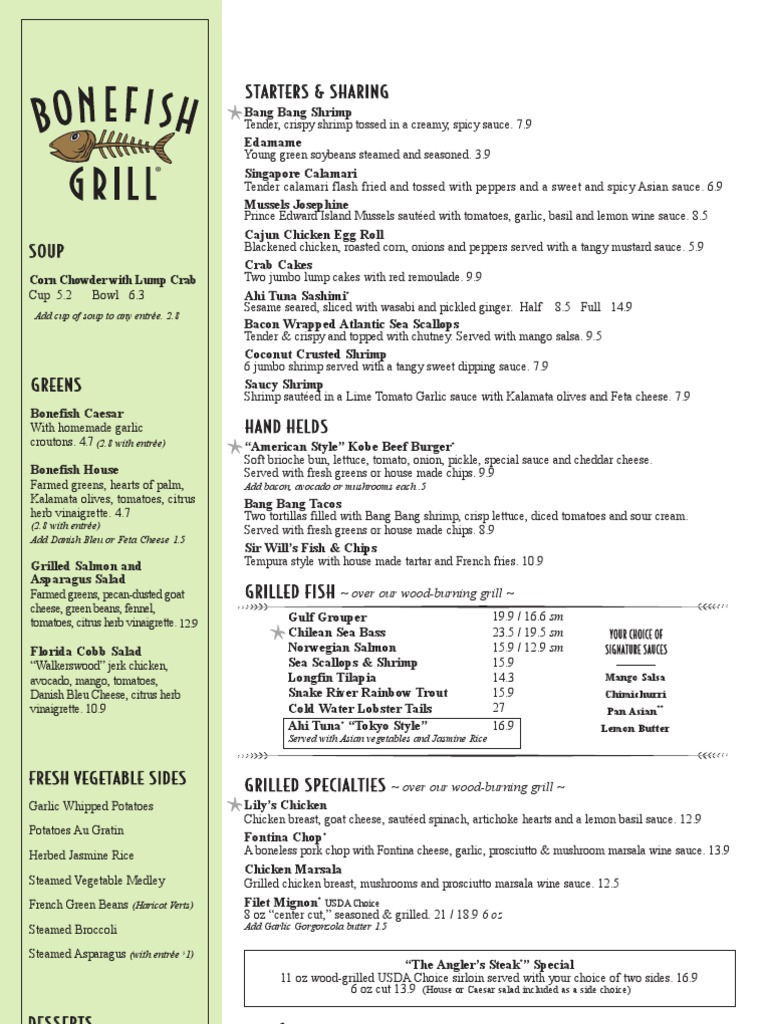 bonefish grill menu pdf