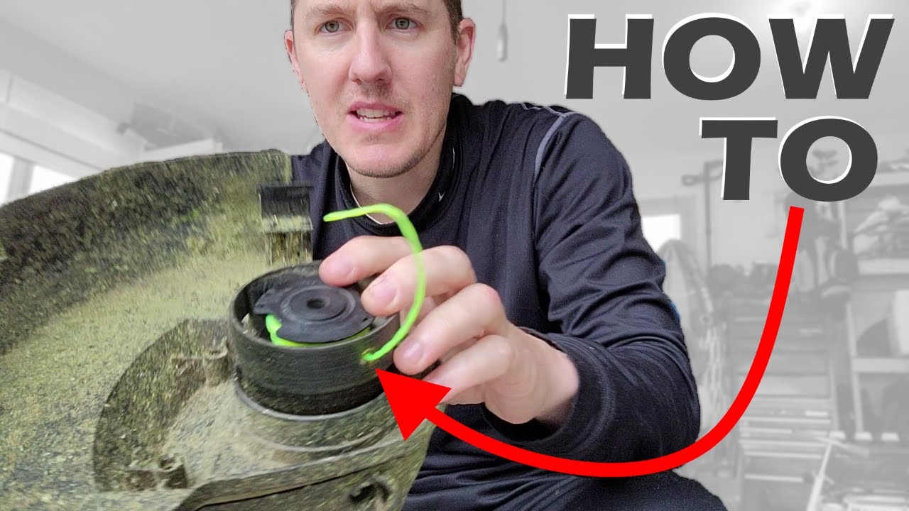 how to change weed eater string