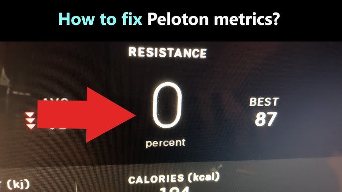 peloton not showing cadence range