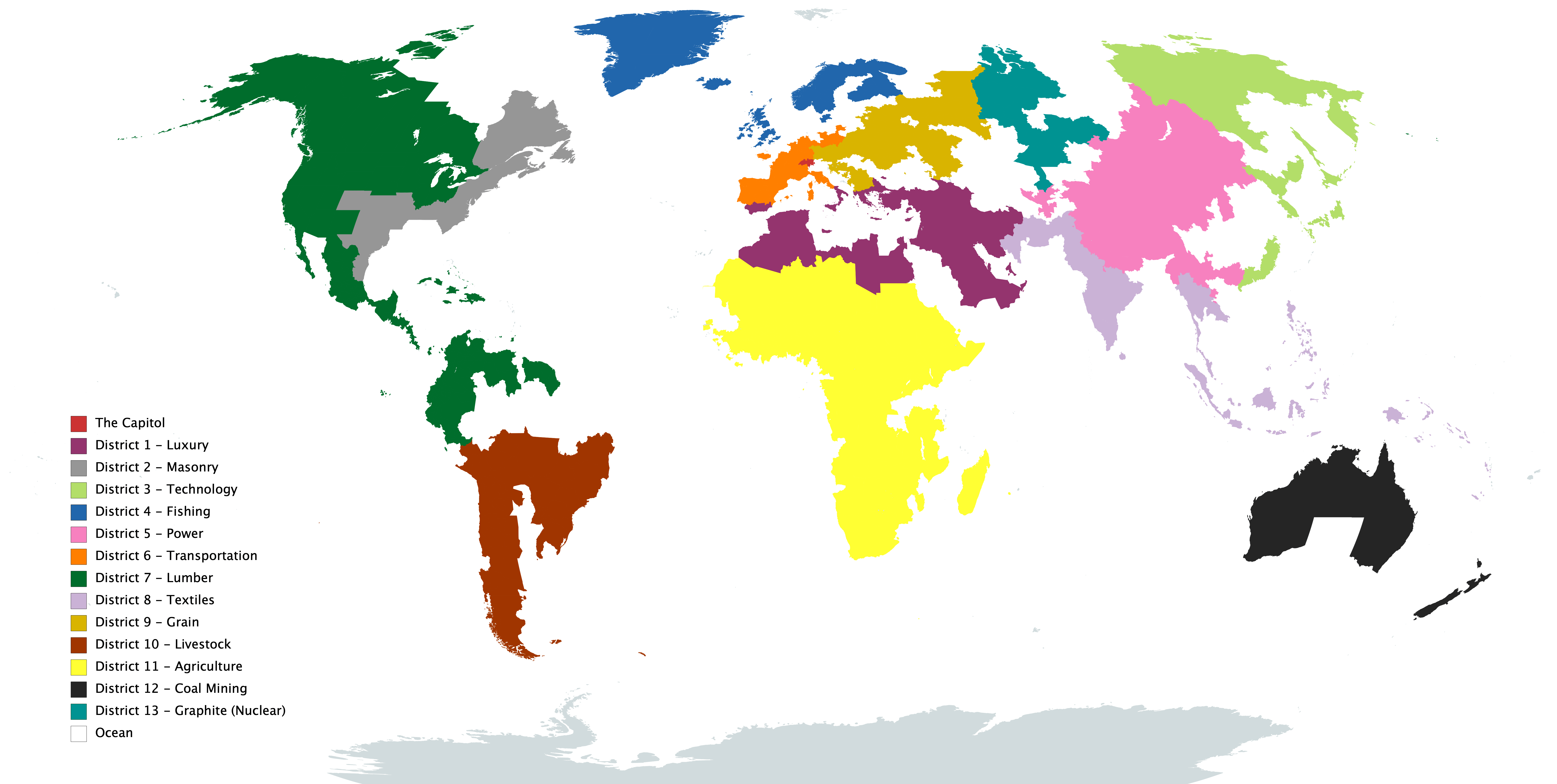 world map hunger games