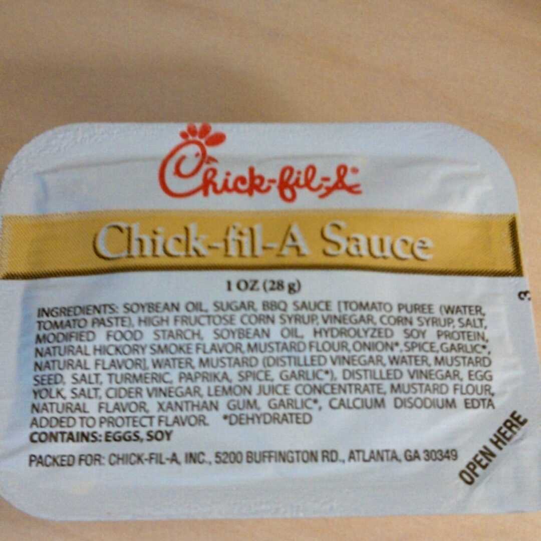 how many calories in chick fil a sauce packet