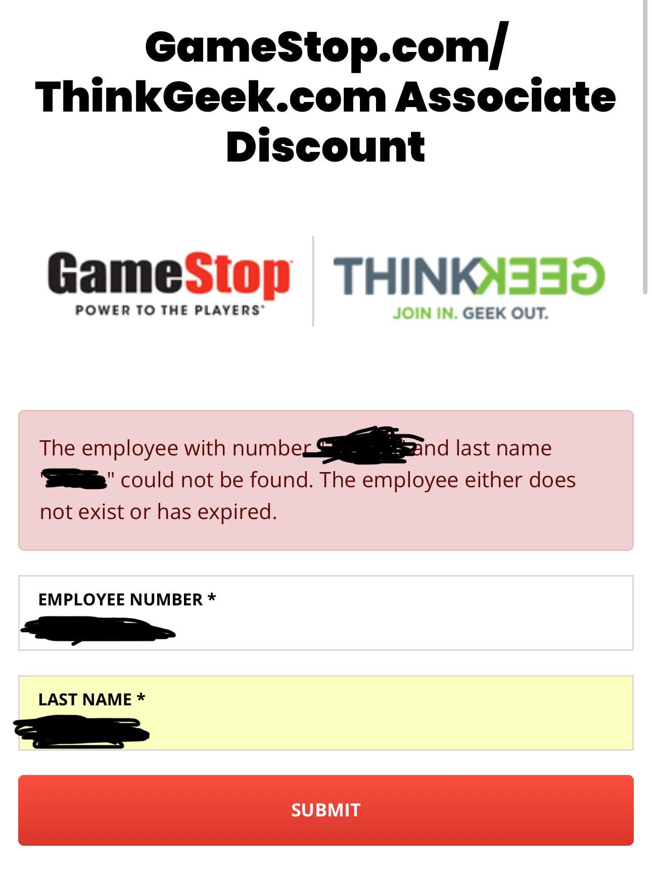 employee discount for gamestop