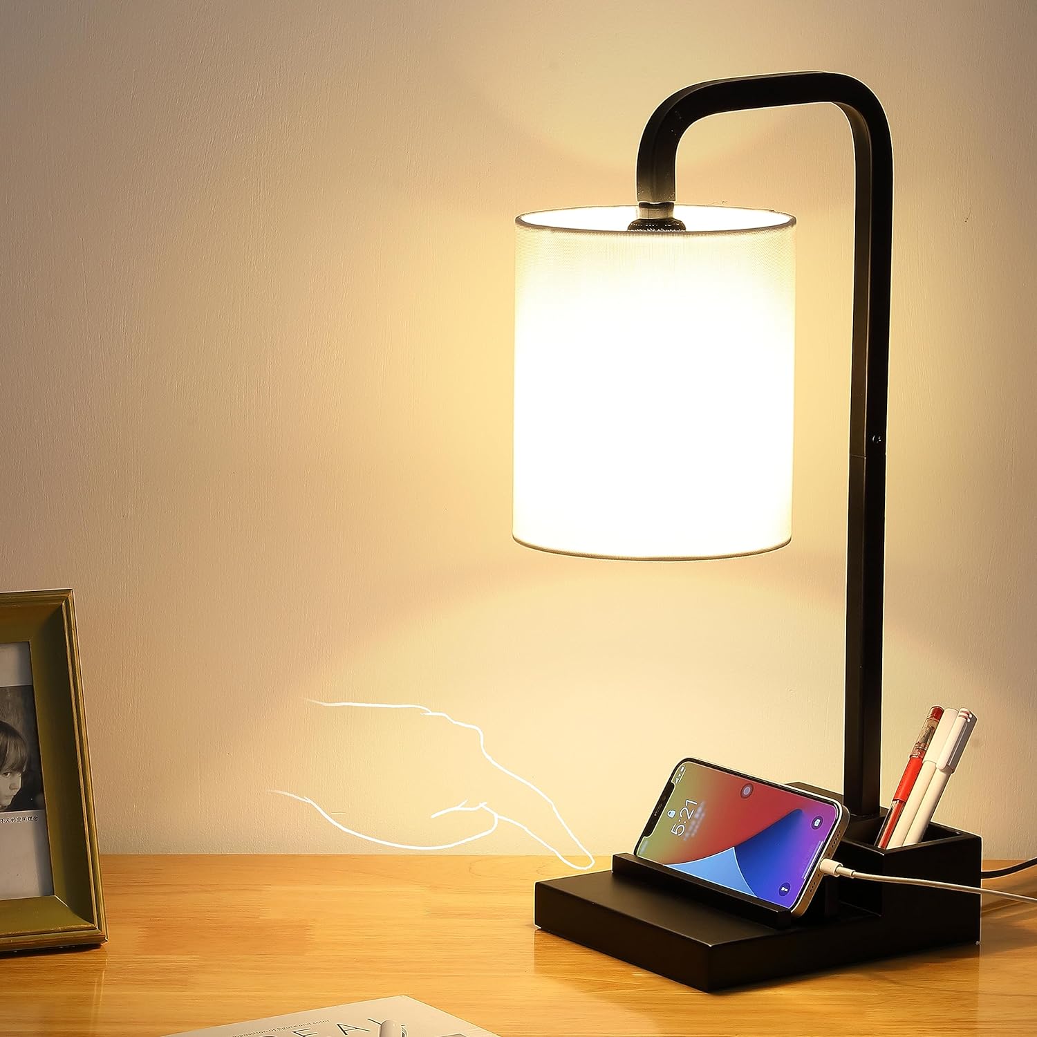 touch dimmable bedside lamps