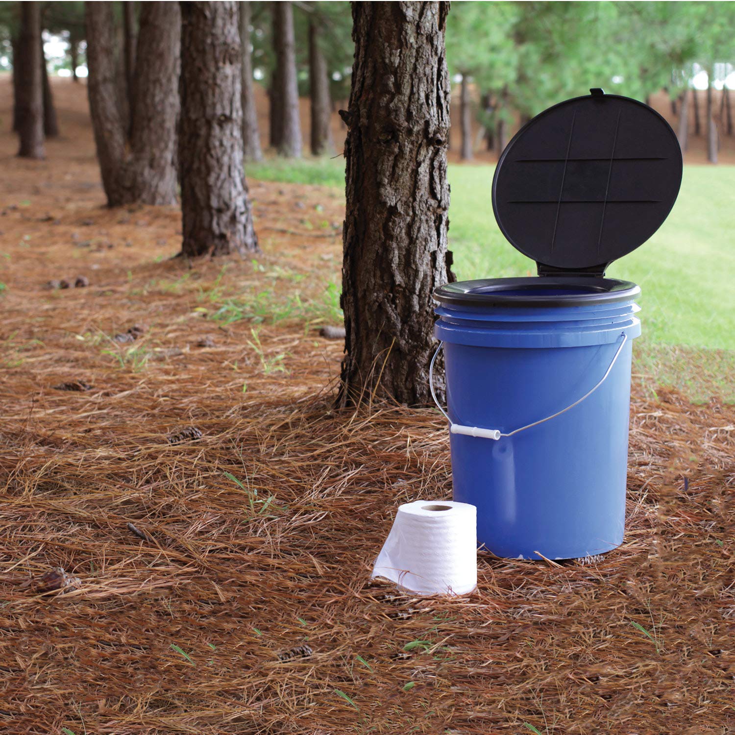 bucket toilet seat