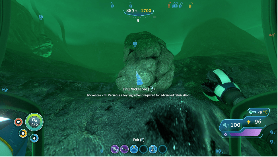 where to find nickel subnautica