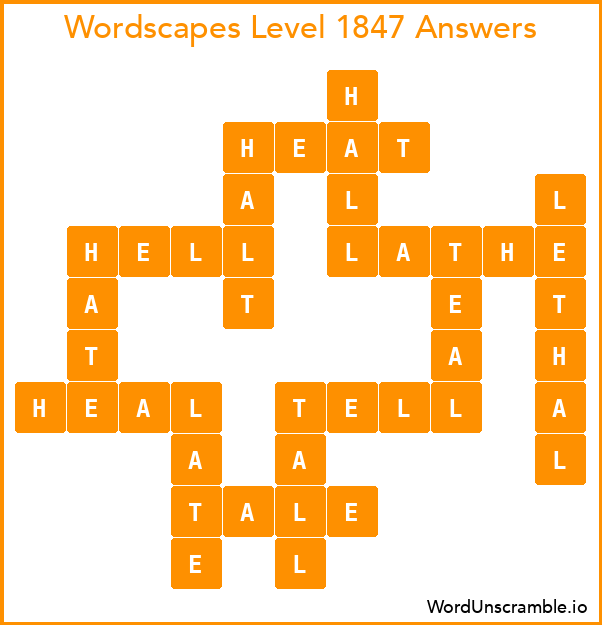 wordscapes 1847