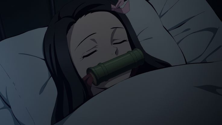nezuko breathing night animation