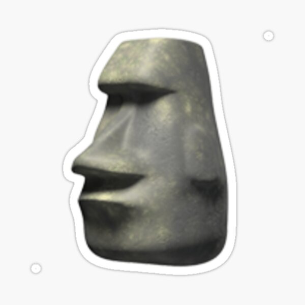 emoji stone face