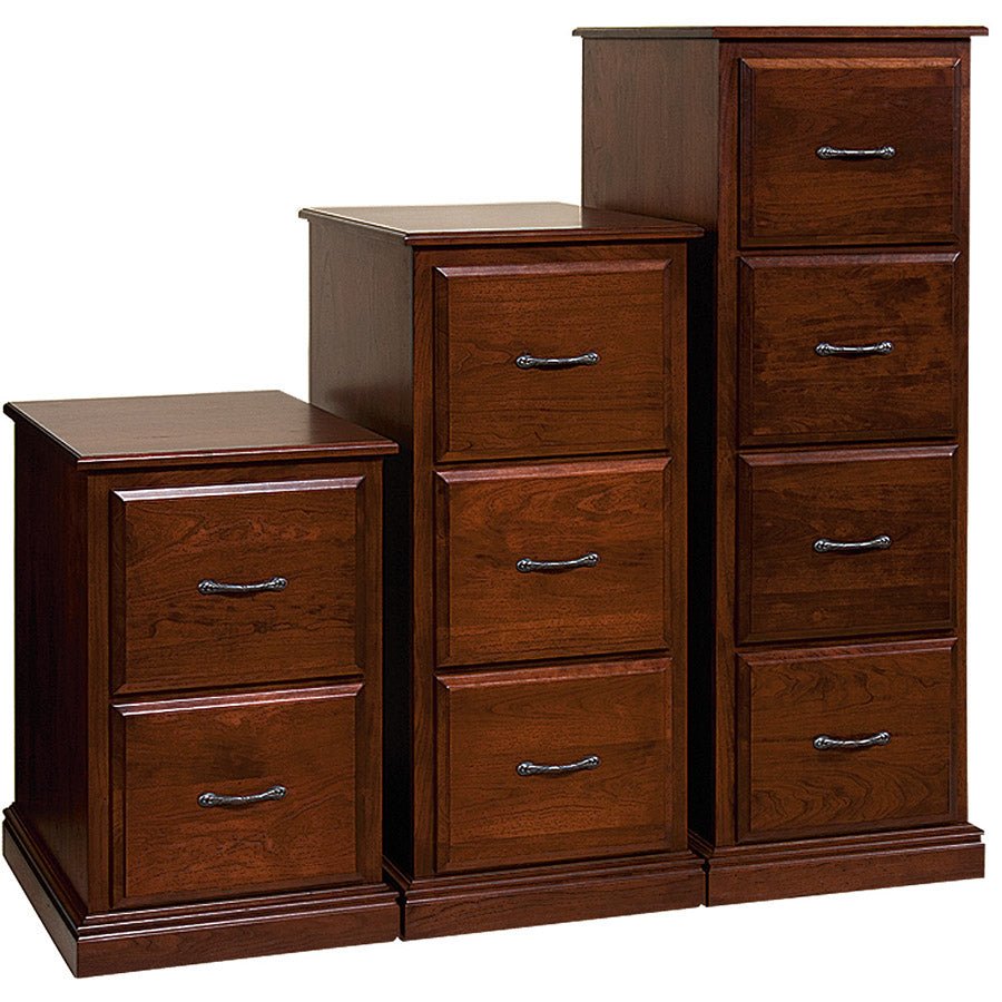 4 drawer wood file cabinet