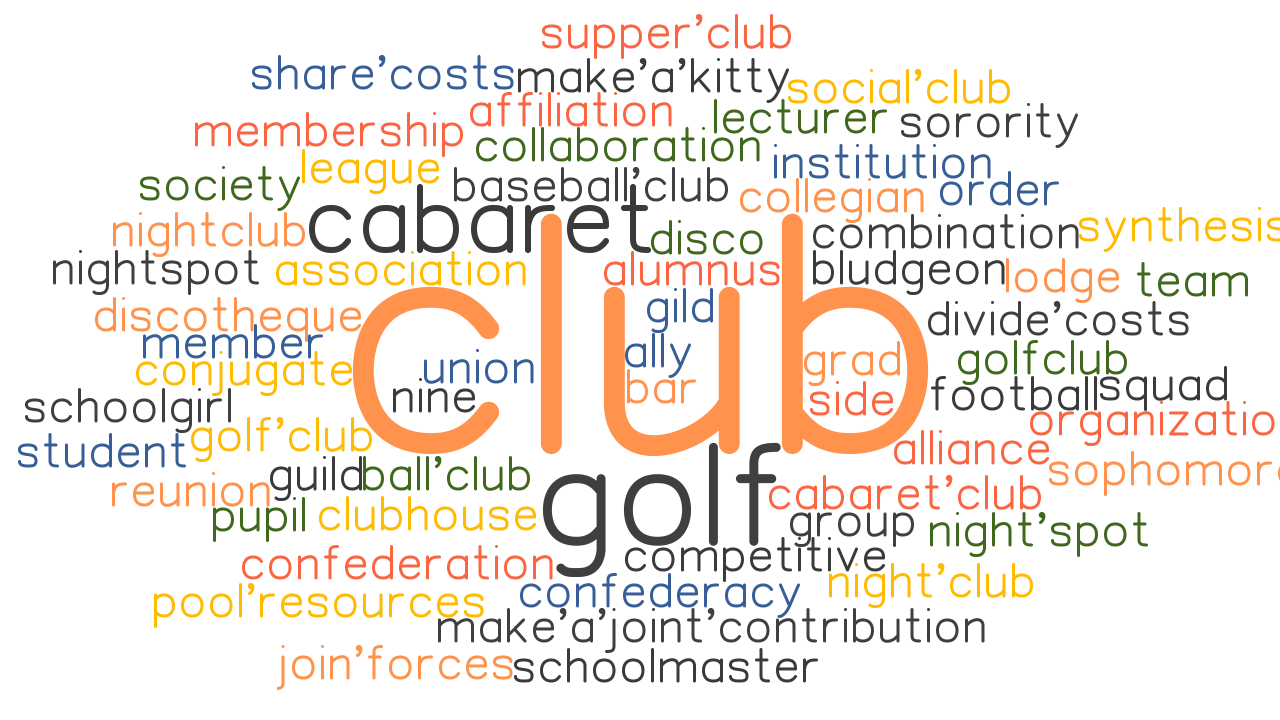 synonyms of club