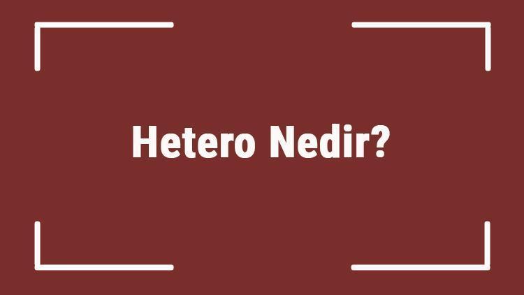 heterosexual nedir anlamı