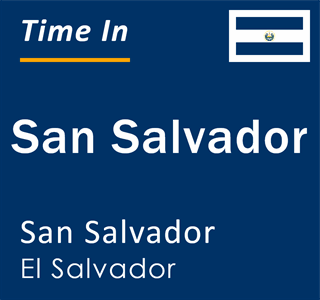 time in san salvador