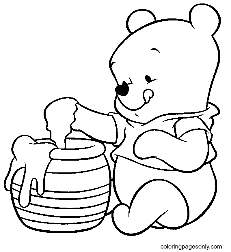 winnie the pooh coloring pages