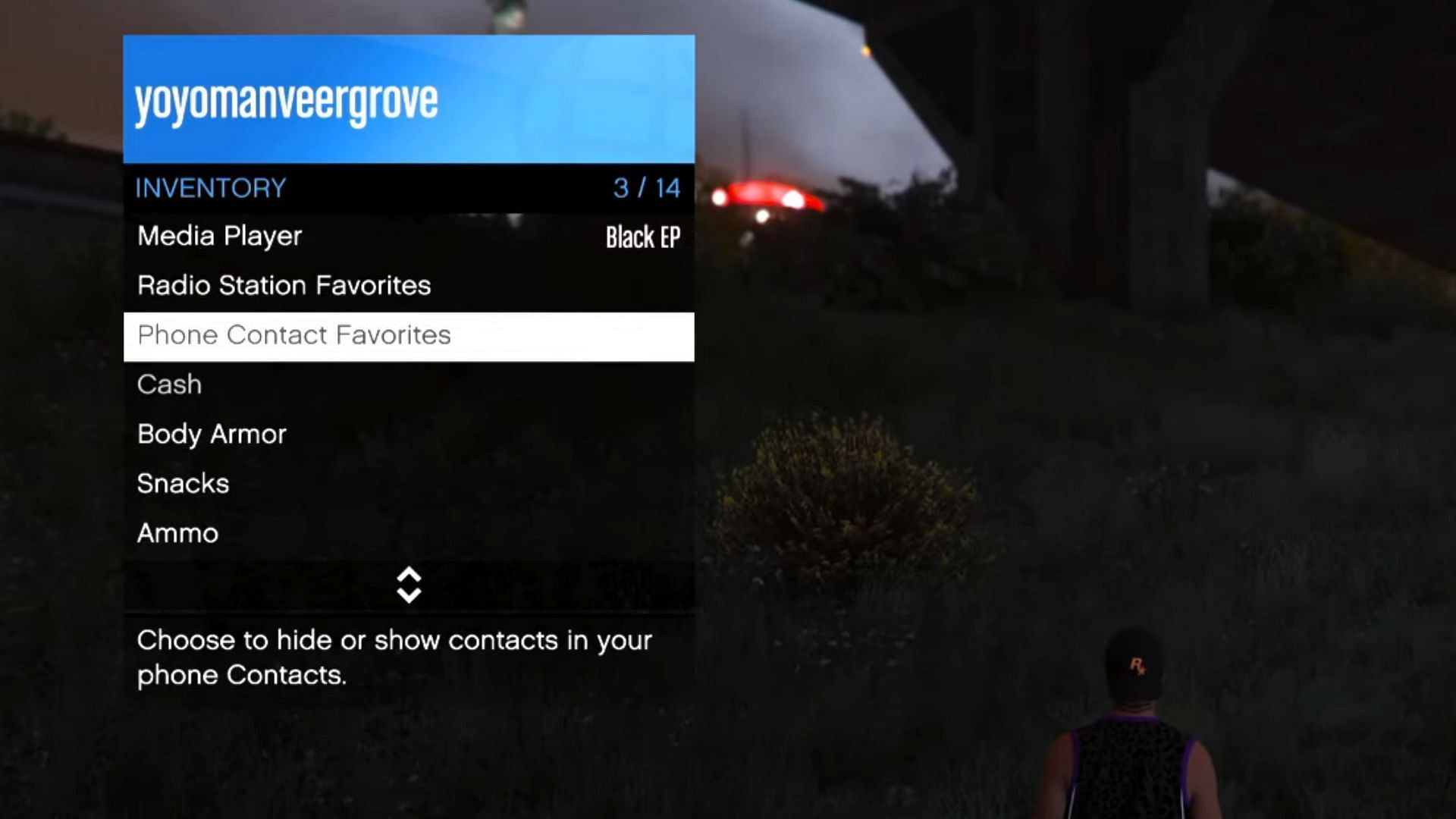 gta online how to remove contacts