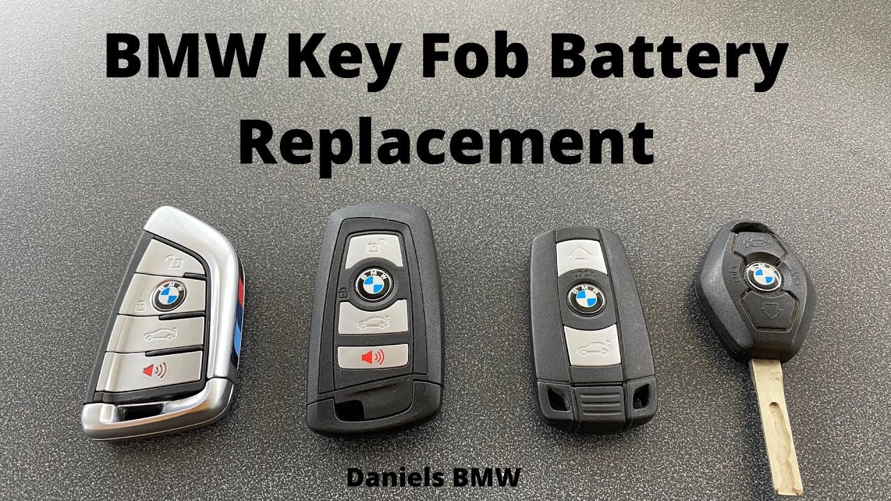 bmw key battery change