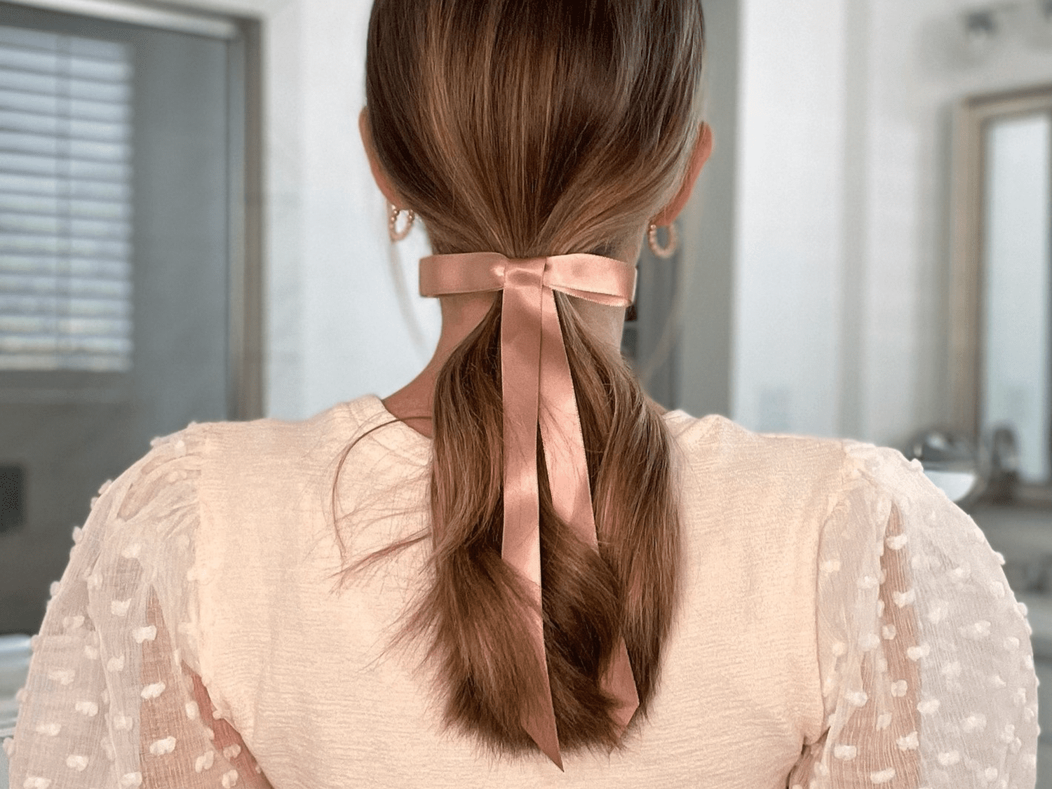 ponytail styles short hair