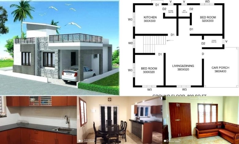 800 sq ft home design