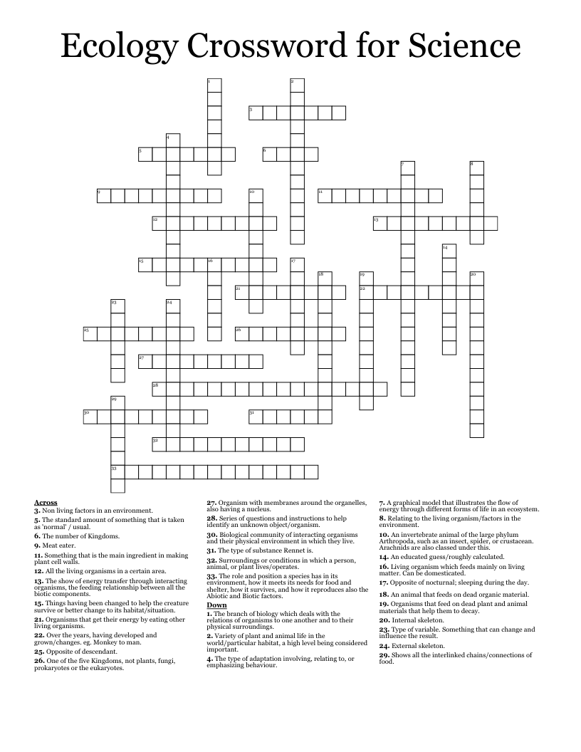 domesticated variety crossword