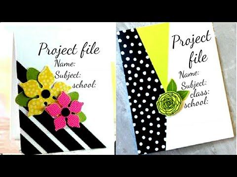 decorative ideas for project file
