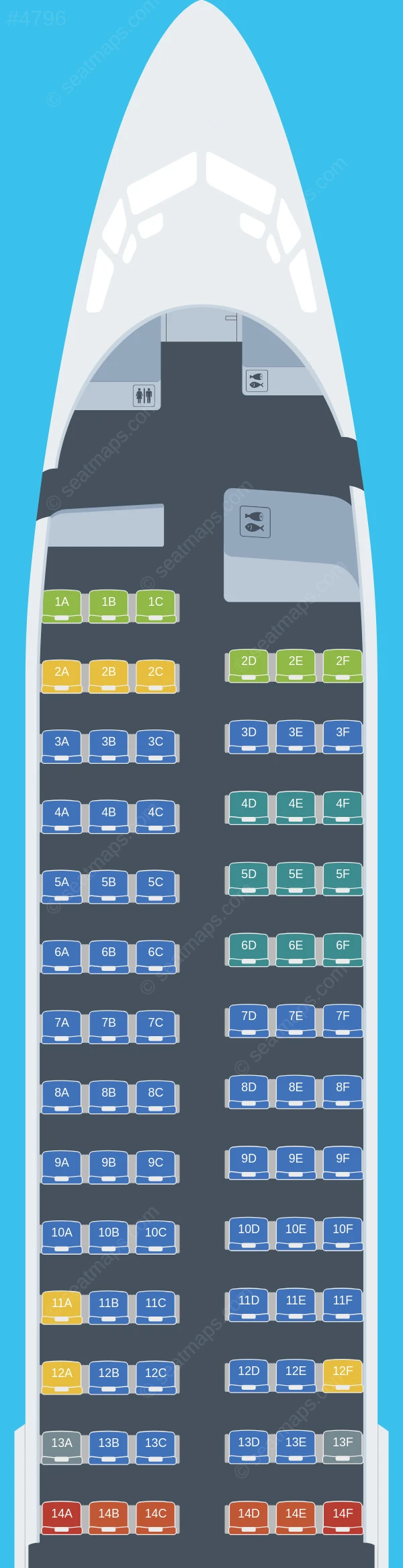 boeing 737 seat layout