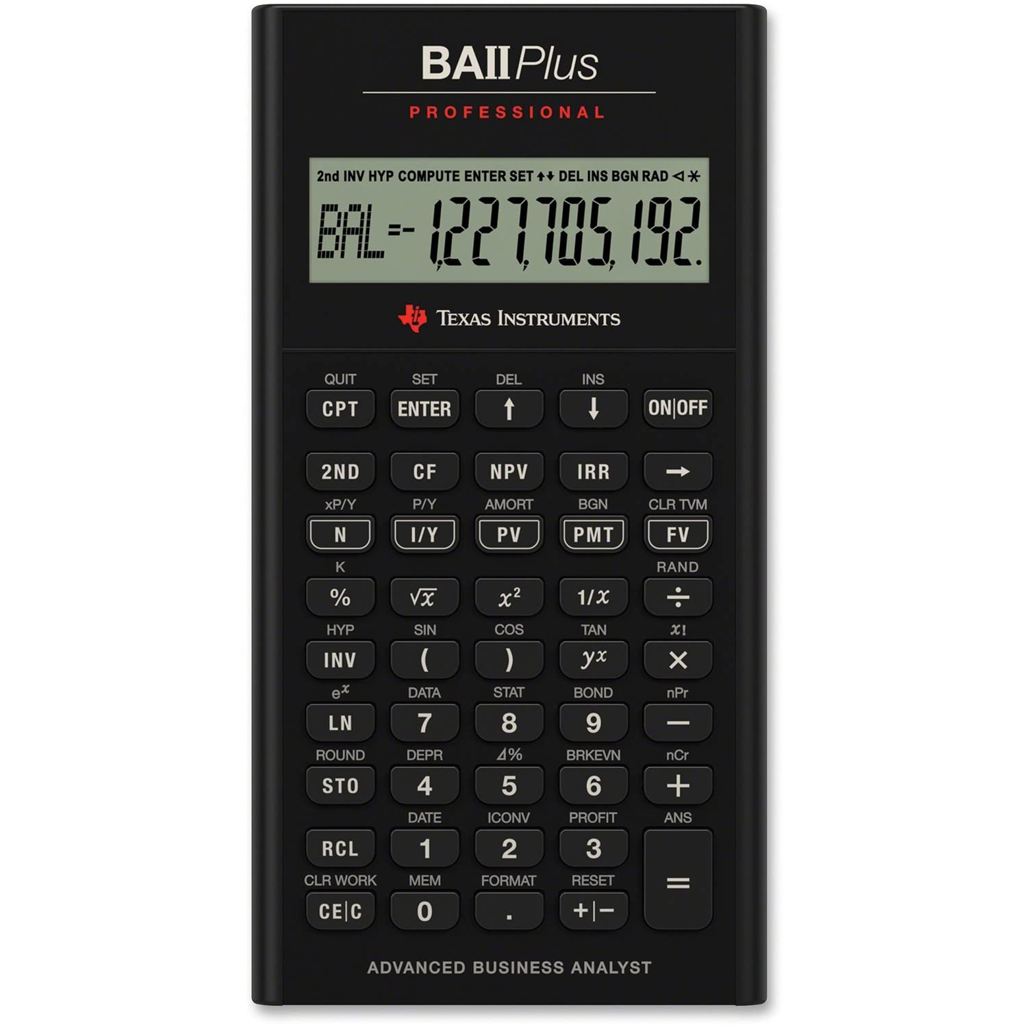 ti ba ii plus calculator