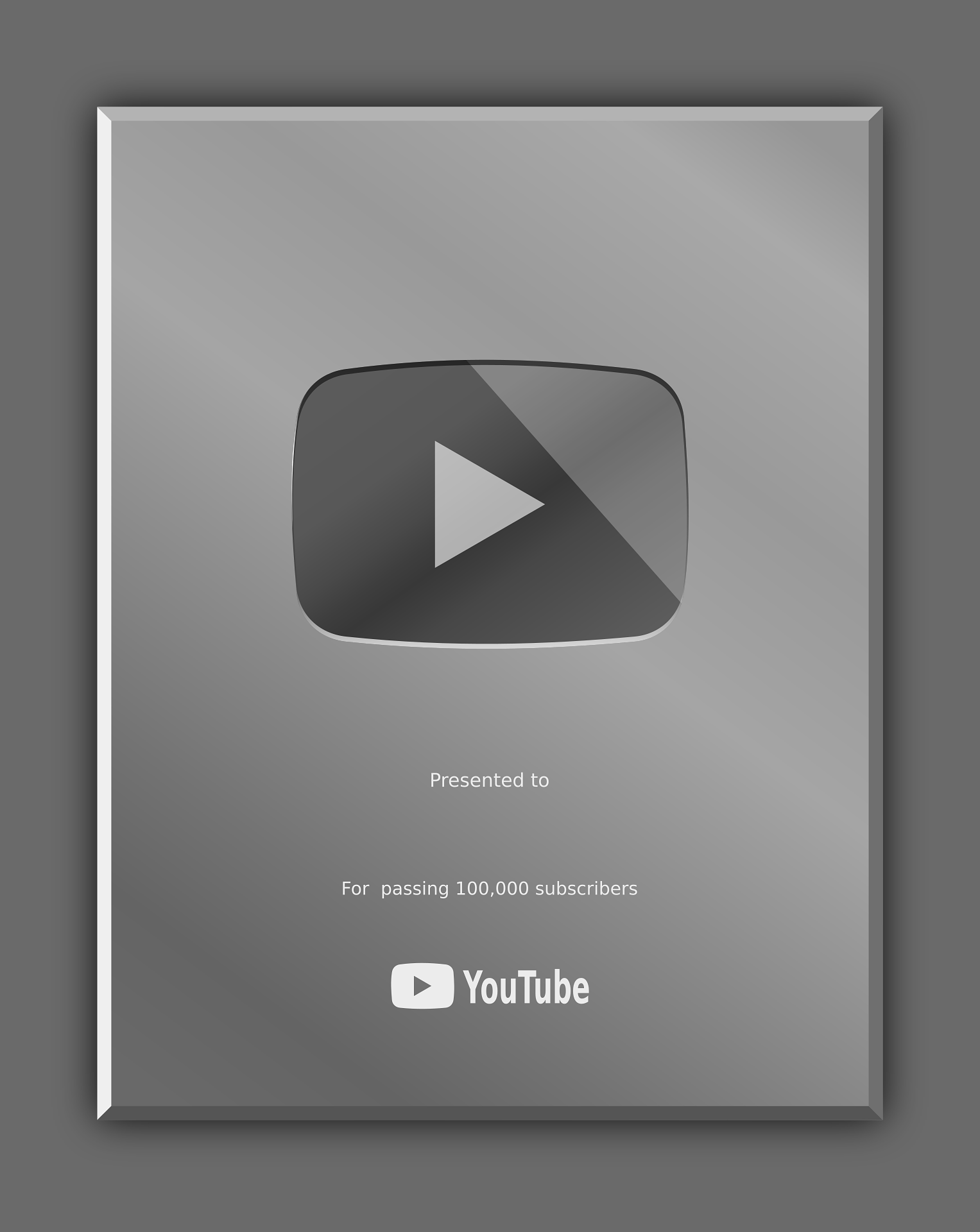 silver playbutton