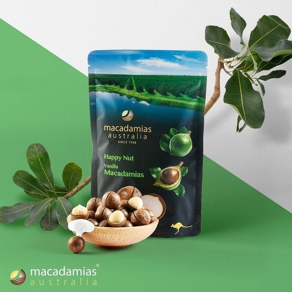 macadamias australia happy nut vanilla