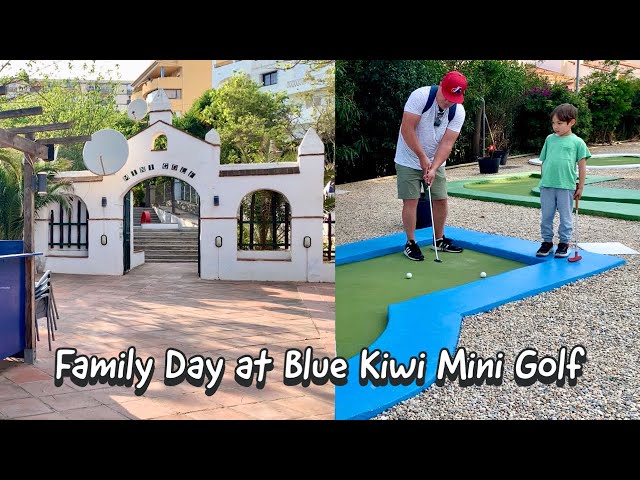 blue kiwi mini golf