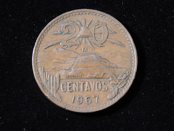 1967 mexico 20 centavos