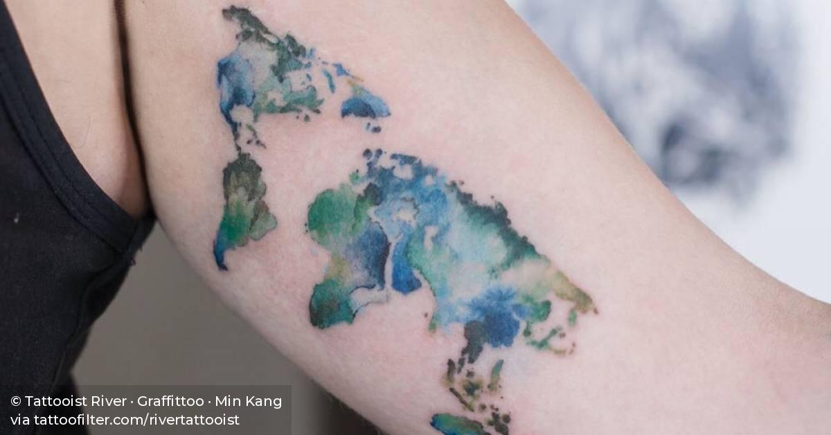 scratch map tattoo