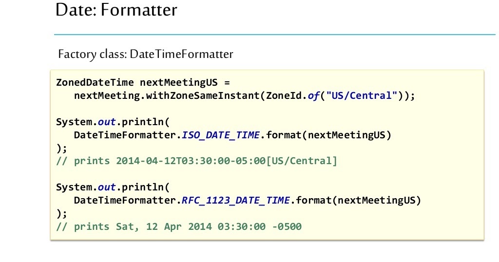 java datetime format