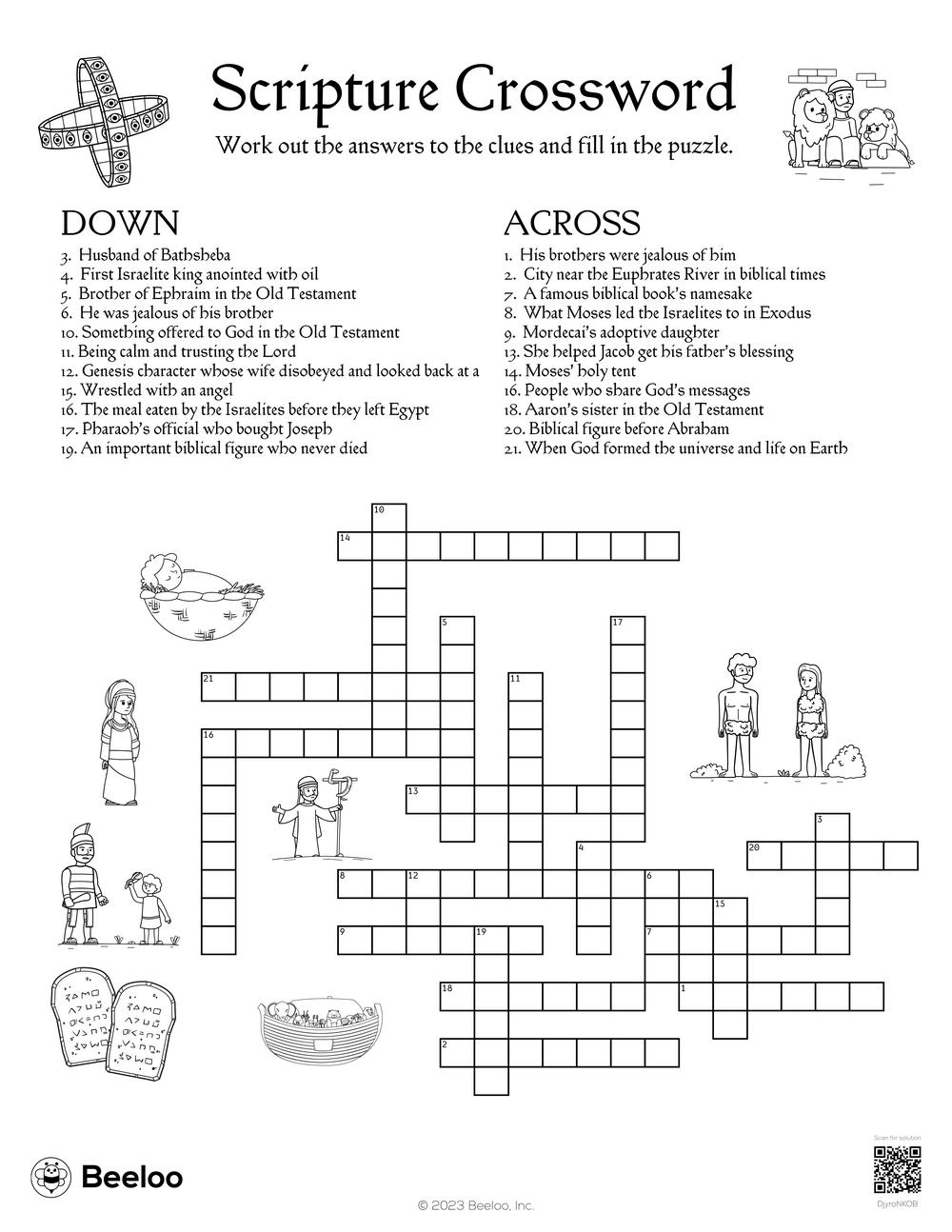 genesis figure crossword